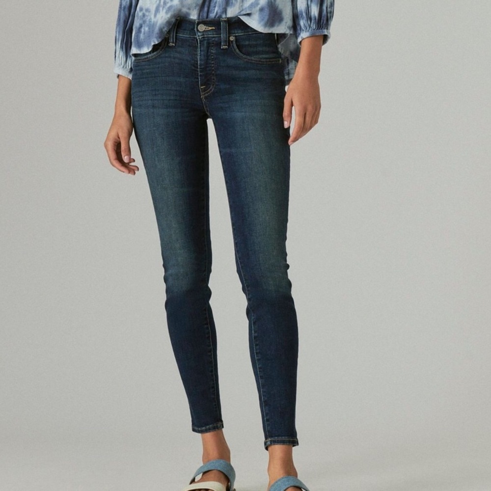 Lucky Brand Mid Rise Skinny Ava Ankle Jeans